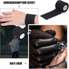 Black self-adhesive tattoo grip tape used for shock absorption and anti-skid grip.
