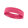 Pinkes atmungsaktives elastisches Sport-Headband für Haare und Fitness.