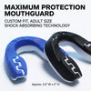 Custom Fit Sports Mouthguard with Fang Design