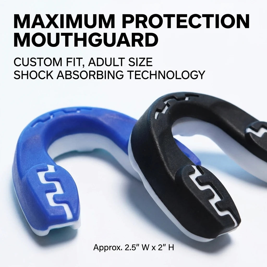 Custom Fit Sports Mouthguard with Fang Design
