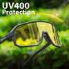 Oversized UV400 Sports Sunglasses for Men