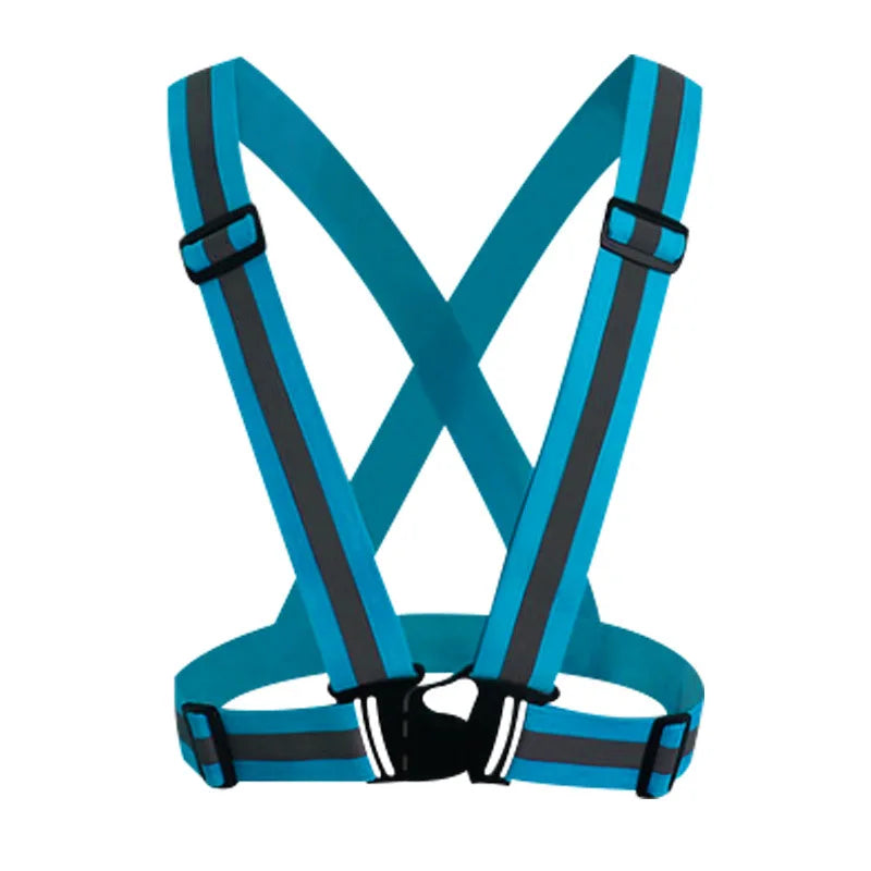 Adjustable Reflective Safety Vest for Night Running and Cycling