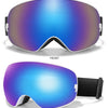 Outdoor Ski Goggles with Protective Case and Anti-Fog Lenses