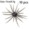 Realistic Sea Urchin Soft Fishing Lures - 10 Pack