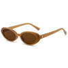 Retro Oval Sunglasses with UV400 Protection