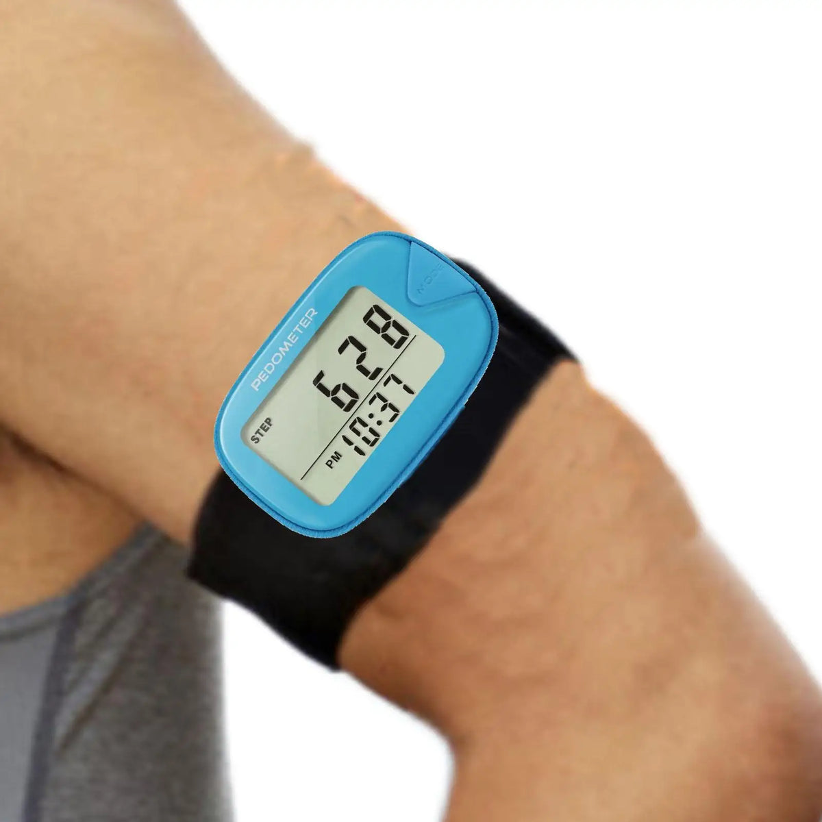 Clip-On Pedometer Step Counter with Memory