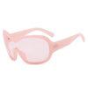 Oversized Pilot Sunglasses with Gradient Lenses
