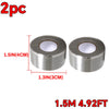 Two rolls of 1.5-inch silicone repair tape, 1.3 inches wide, for plumbing and cables.