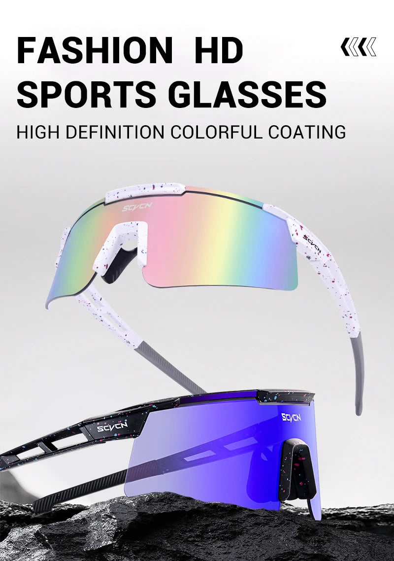 UV400 Performance Cycling Sunglasses with TR-90 Frame