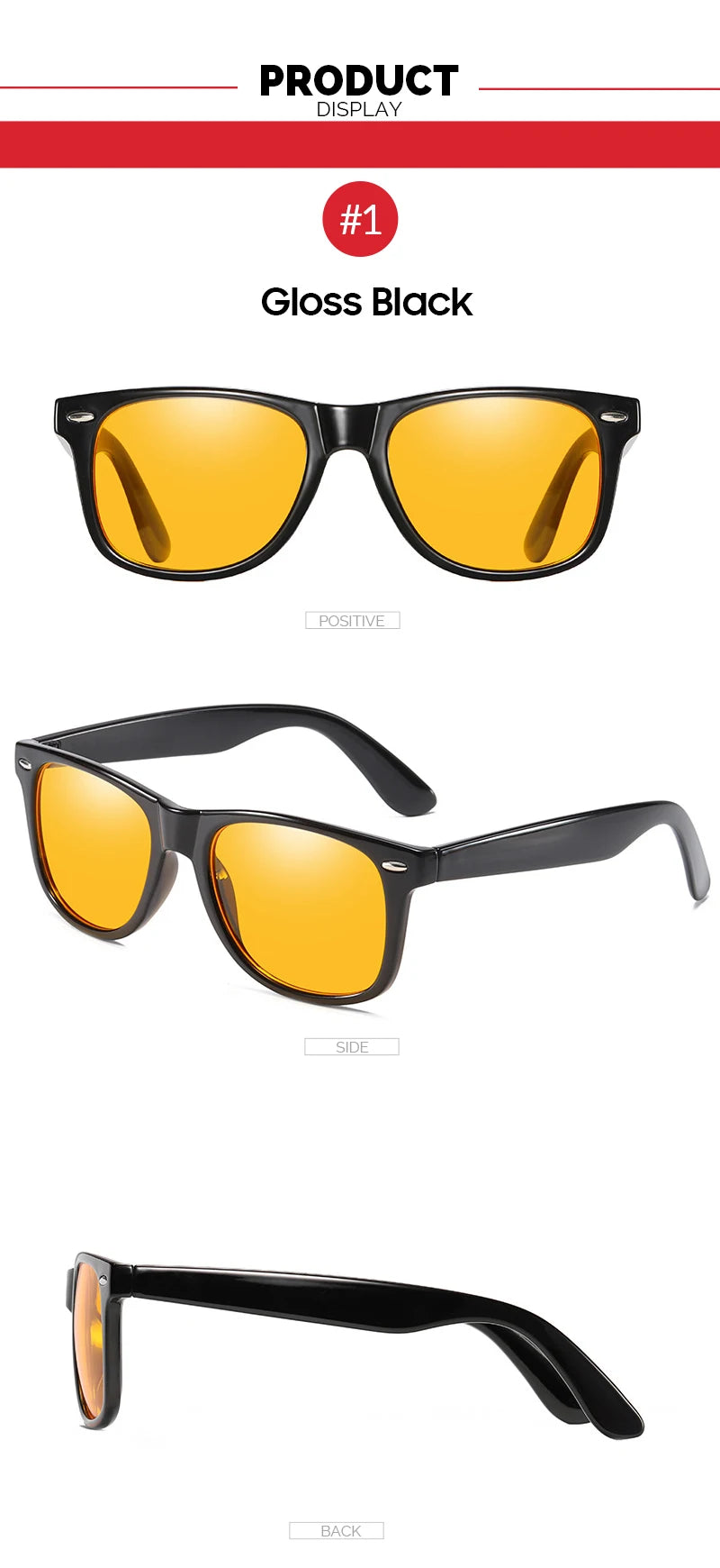 Square Blue Light Blocking Glasses for Men and Women