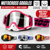 Windproof Off-Road Motorcycle Goggles with Anti-Fog Coated Lenses
