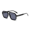 Double Bridge Square Aviator Sunglasses - Retro UV400 Protection for Men and Women