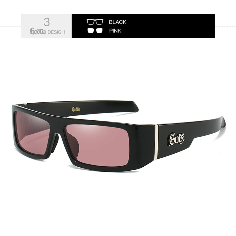 Polarized Rectangle Sunglasses for Men and Women