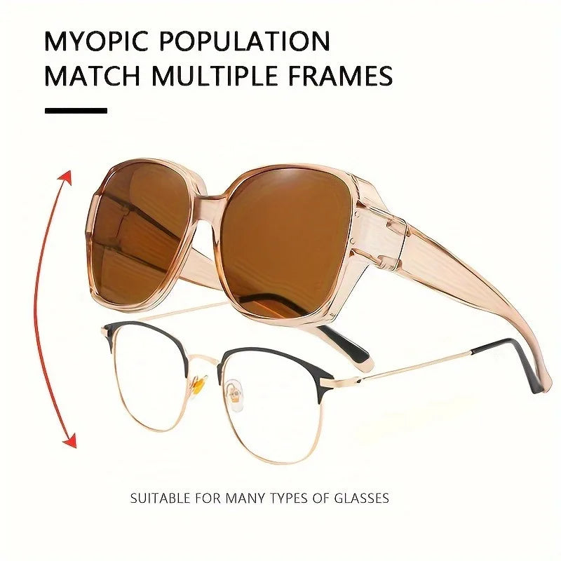 Polarized Fit-Over Sunglasses for Prescription Eyewear