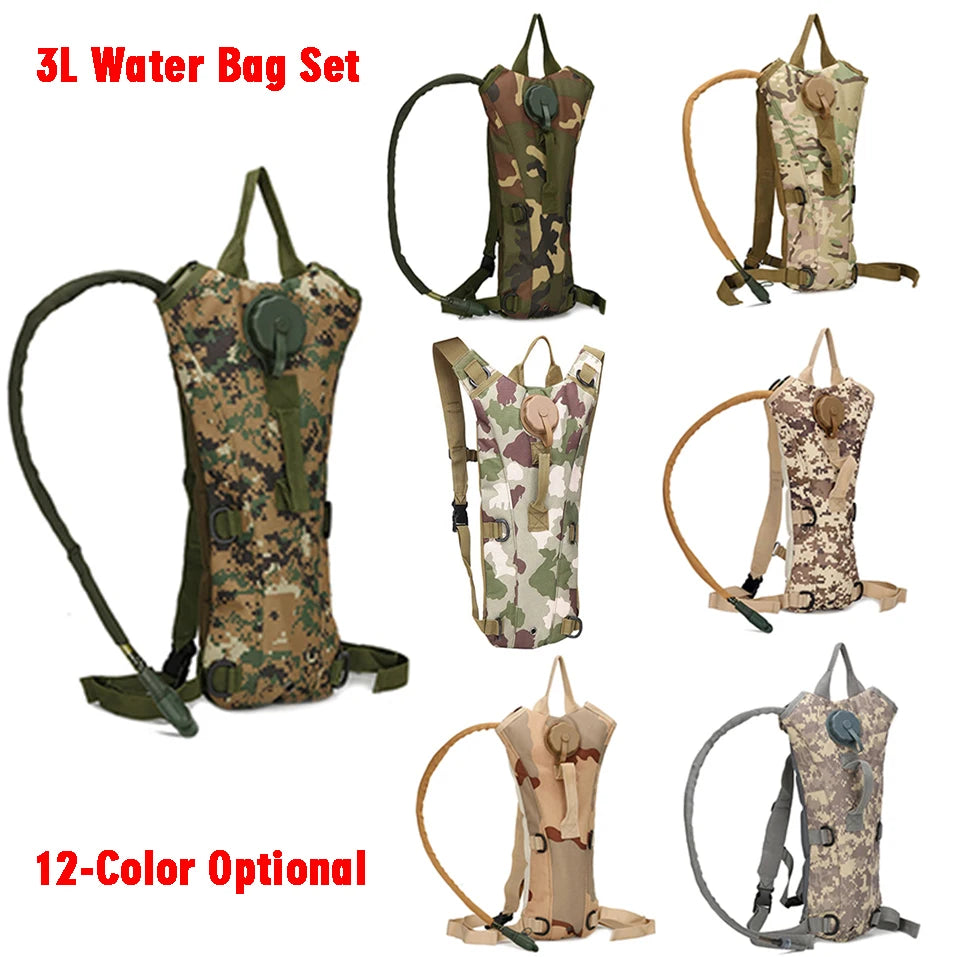 3L Hydration Backpack with Soft Water Bladder for Cycling, Hiking & Running