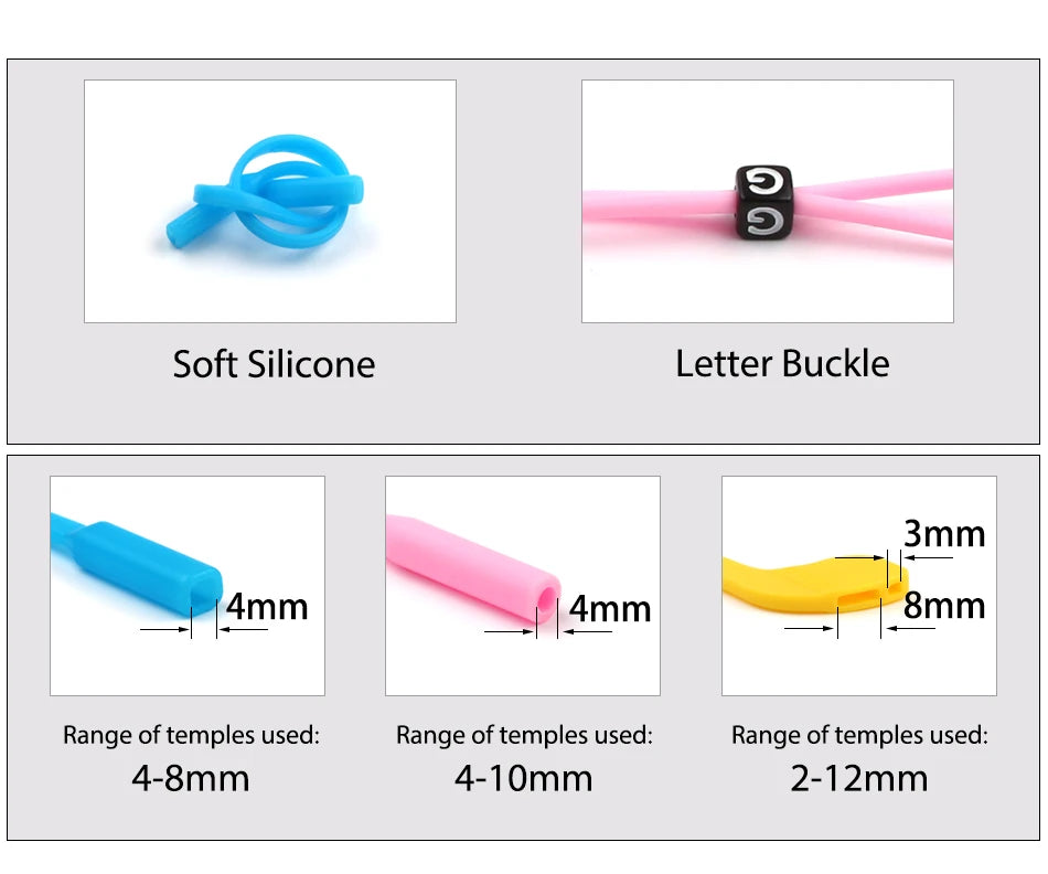 Anti-Slip Silicone Glasses Retainer Strap