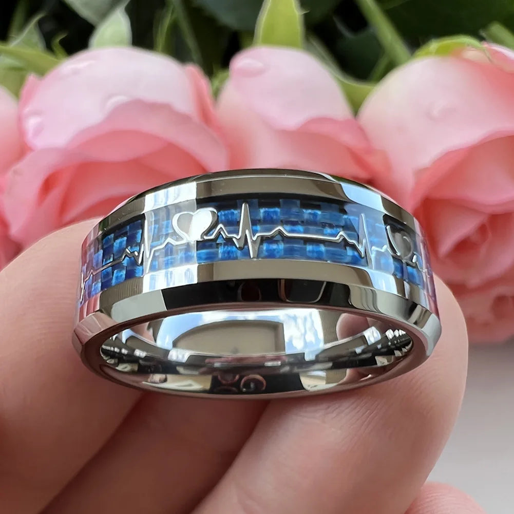 Fashion Tungsten Carbide Engagement Ring