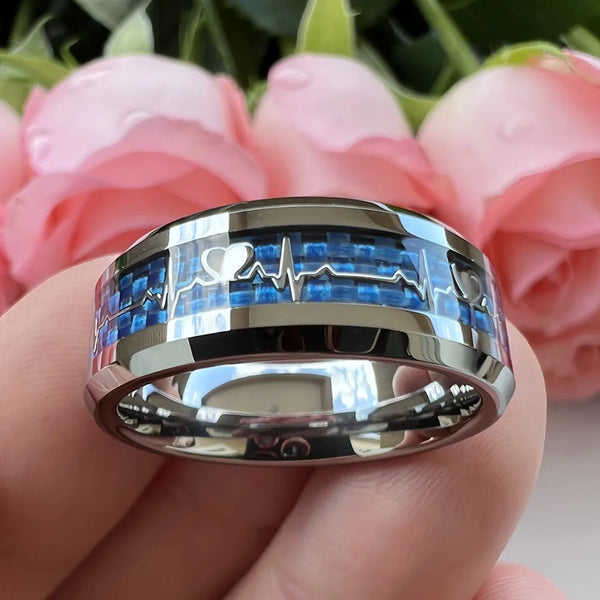 Fashion Tungsten Carbide Engagement Ring