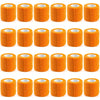 Roll of orange durable self-adhesive sports bandages