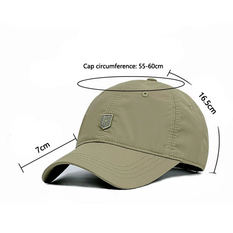 Quick-Dry Sun Hat for Men and Women with Adjustable Fit