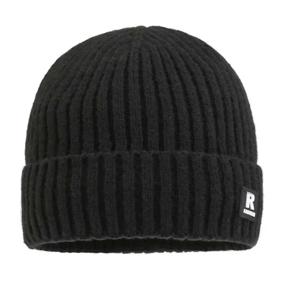 Fleece-Lined Knit Beanie for Men and Women