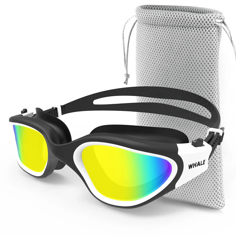 Polarized Anti-Fog Swimming Goggles for Adults