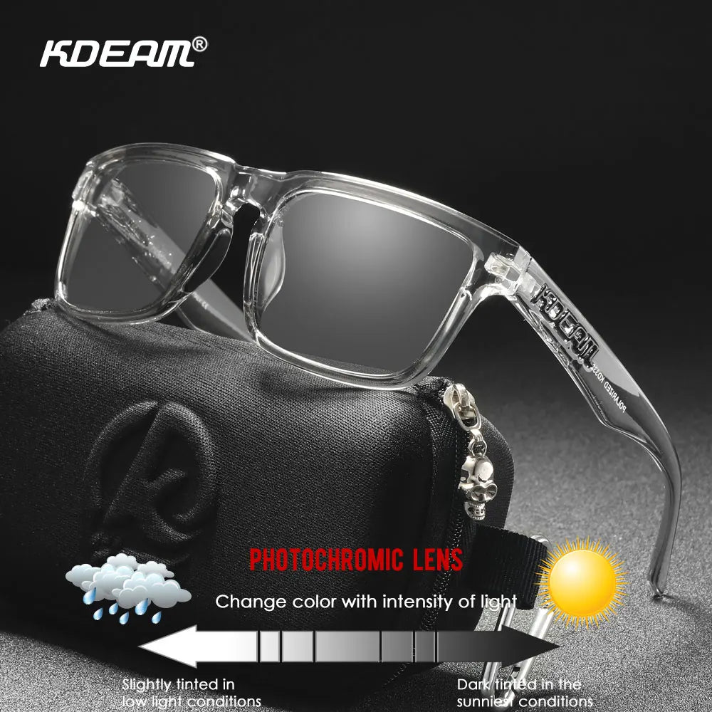 Photochromic Polarized Sunglasses for Men and Women