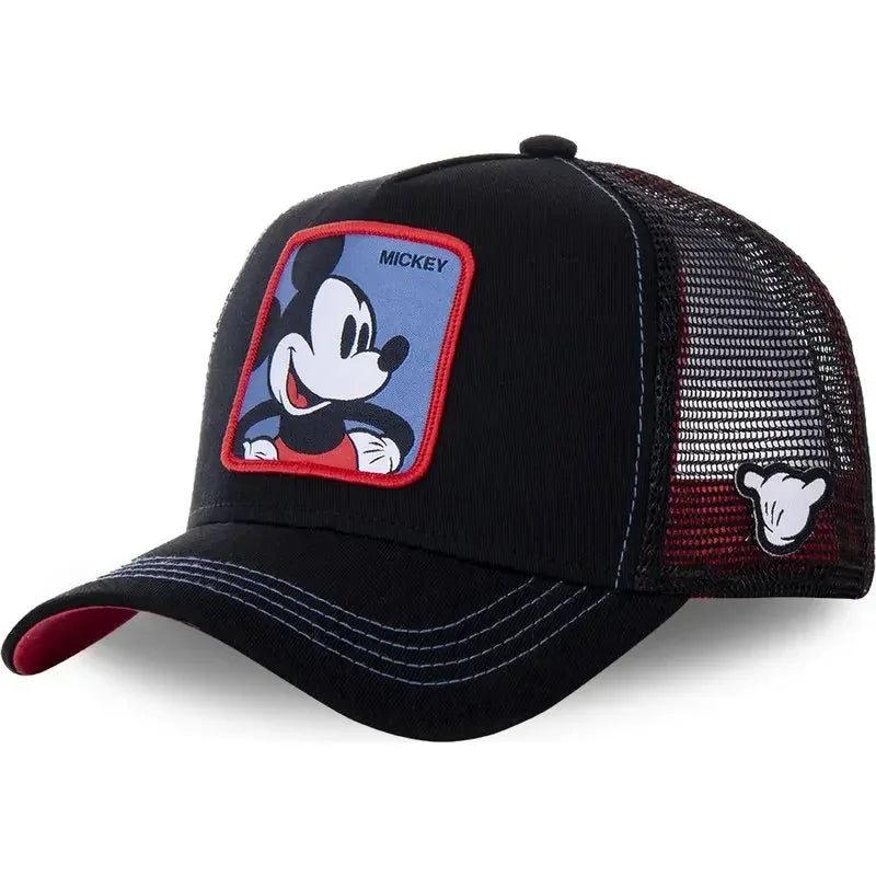 Anime Snapback Cap with Breathable Mesh Back