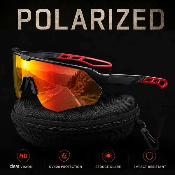 Polarized Shield Sunglasses for All-Season Use