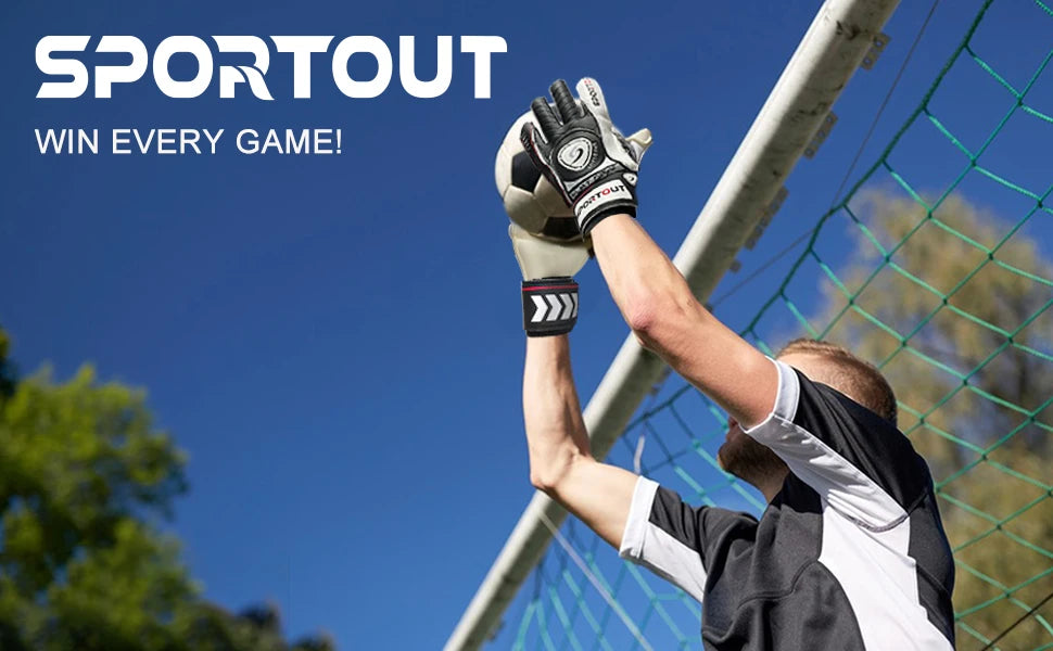 Goalkeeper Gloves with Fingersave Protection