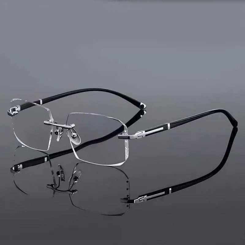Rimless Reading Glasses, 2-Pack
