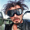 Vintage Leather Motorcycle Goggles