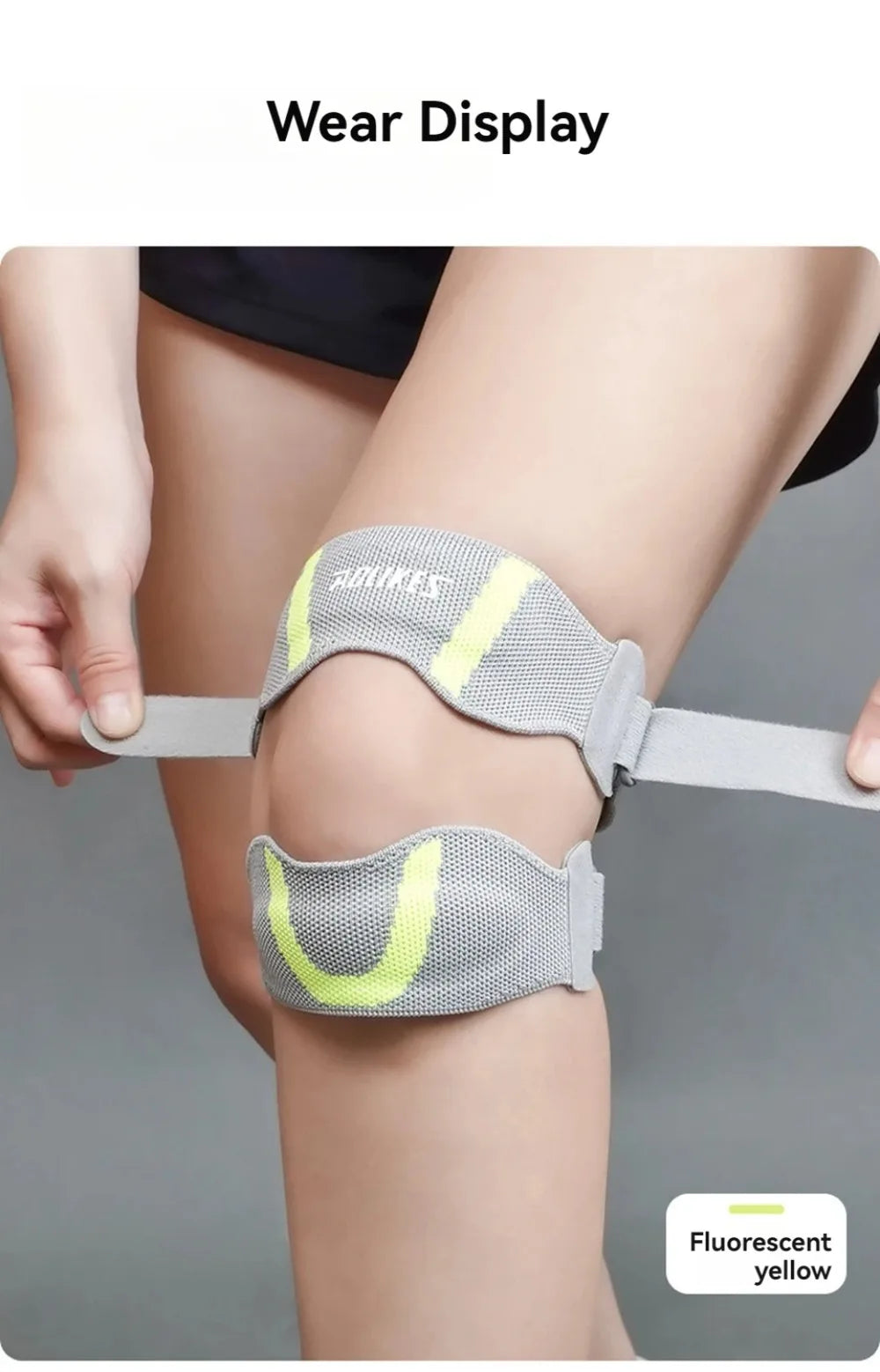 Adjustable Knee Support Strap with Dual Straps for Pain Relief
