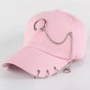 Classic Cotton Cap with Metal Ring Detail
