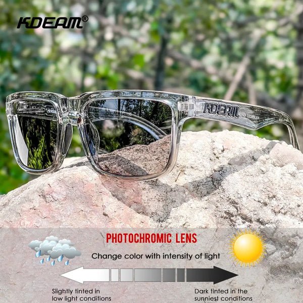 Photochromic Polarized Sunglasses for Men and Women