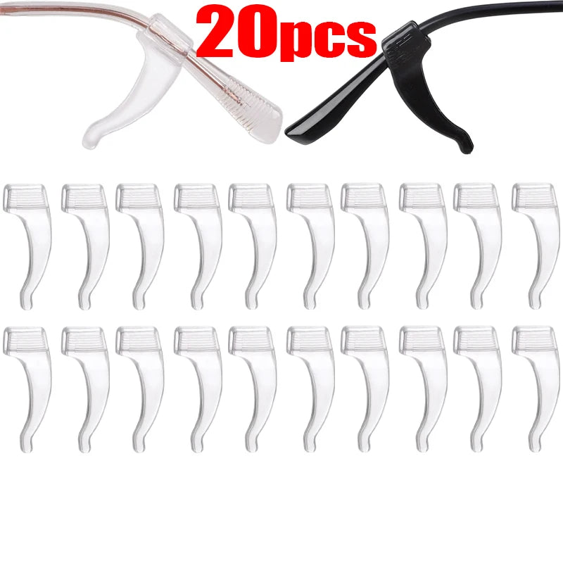 Silicone Anti-Slip Glasses Ear Hooks – Ergonomic Eyewear Grips