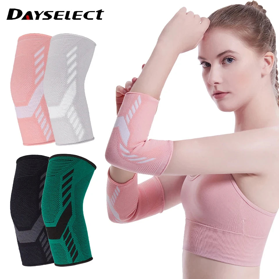 Elastic Elbow Support Sleeve for Sports and Gym