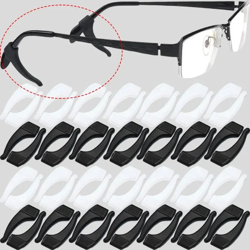 Silicone Anti-Slip Glasses Ear Hooks – Ergonomic Eyewear Grips