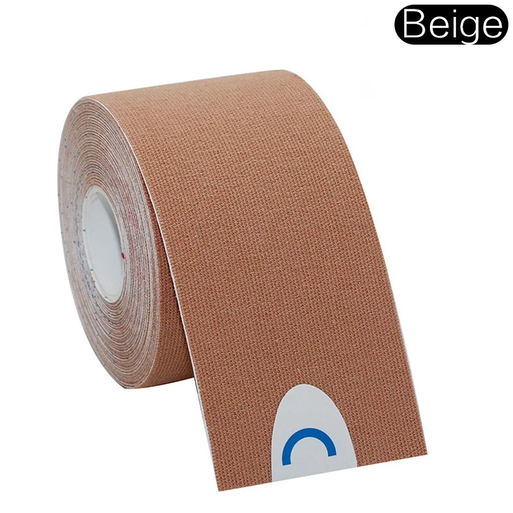 لفة من شريط الكينيسيوغرافي البيج للتعافي الرياضي