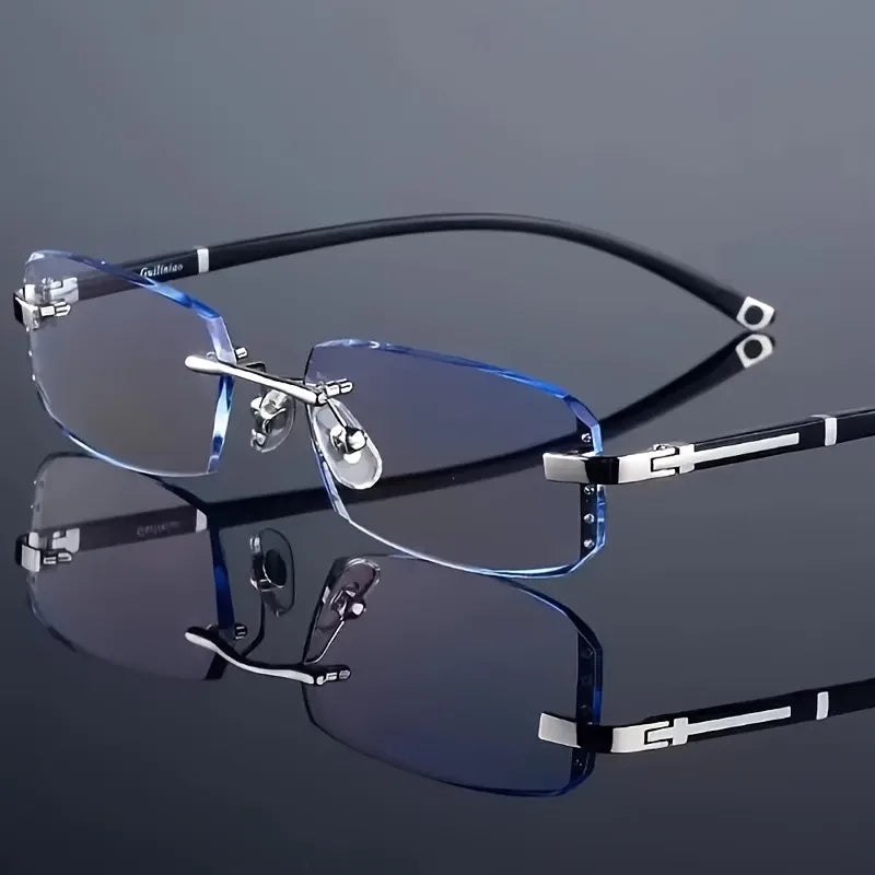 Rimless Reading Glasses, 2-Pack