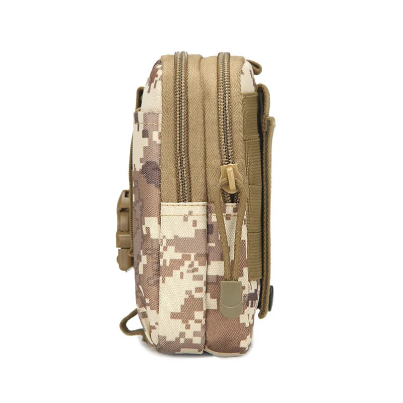 Compact MOLLE Waist Pack for Outdoor Activities