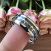 Fashion Tungsten Carbide Engagement Ring