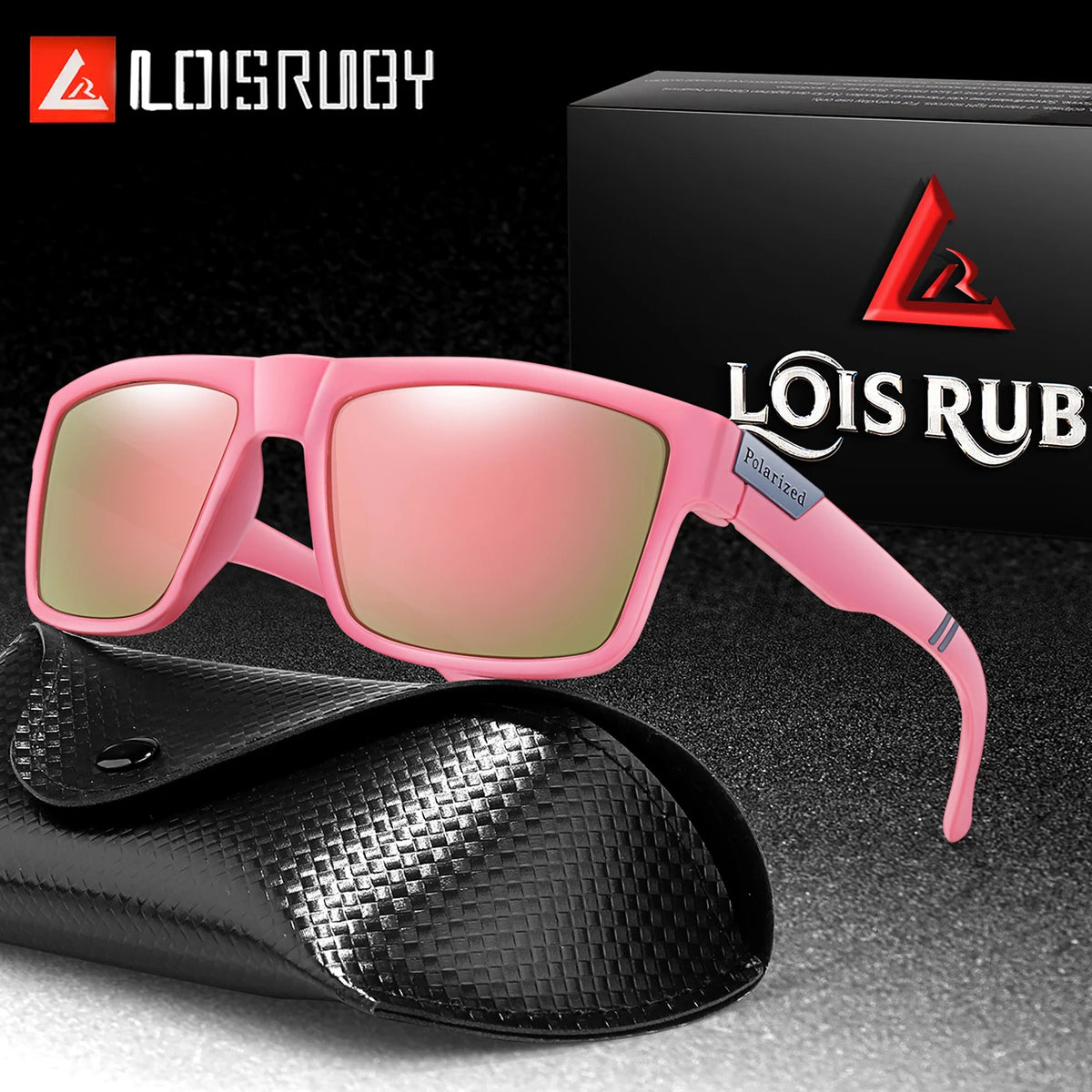 Polarized Square Sunglasses for Cycling and Outdoor Sports