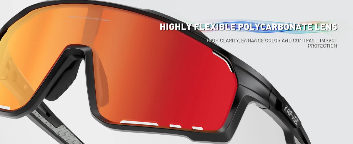 Kapvoe Polarized Cycling Sunglasses with UV400 Protection