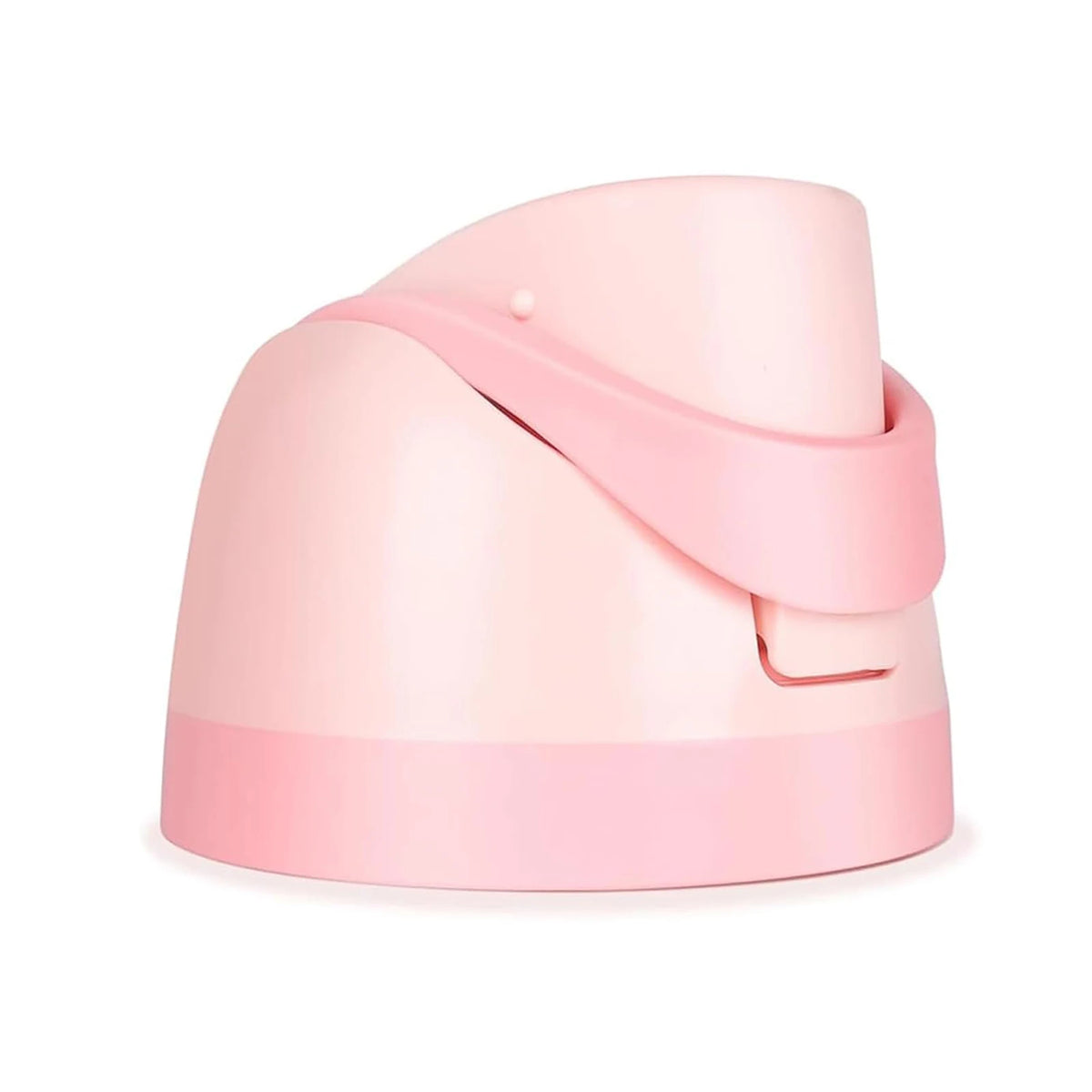 A pink leakproof replacement lid for a water bottle, shown from the side.