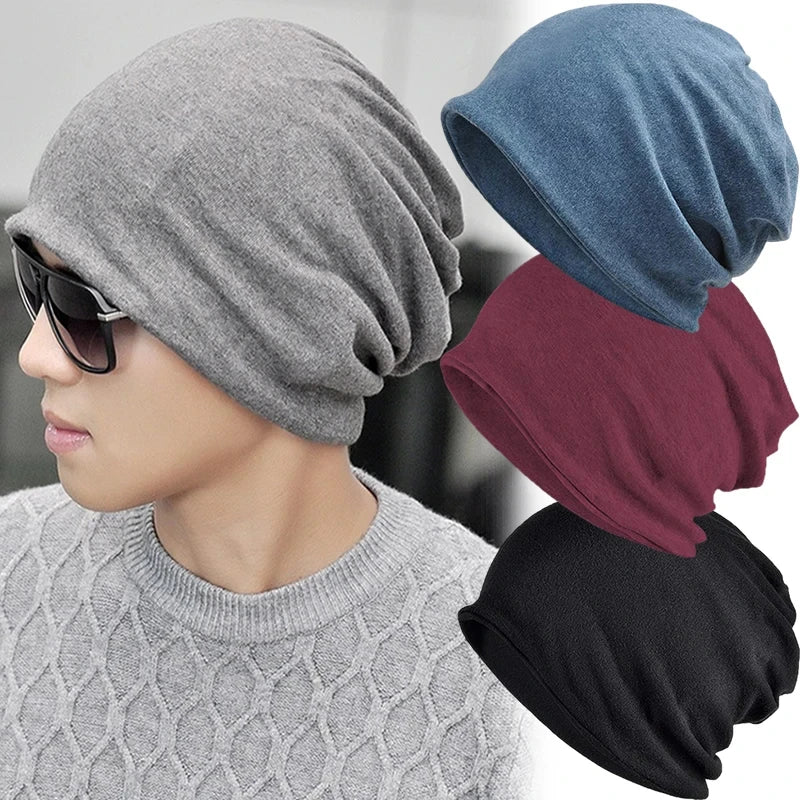 Cotton Slouchy Beanie for Men and Women