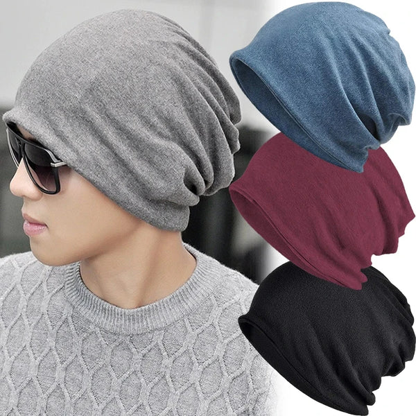 Cotton Slouchy Beanie for Men and Women