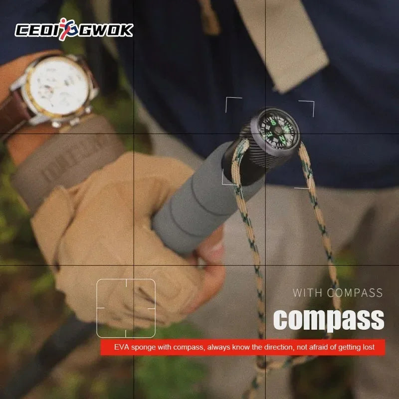 Ultra-Light Folding Trekking Poles for Hiking and Climbing
