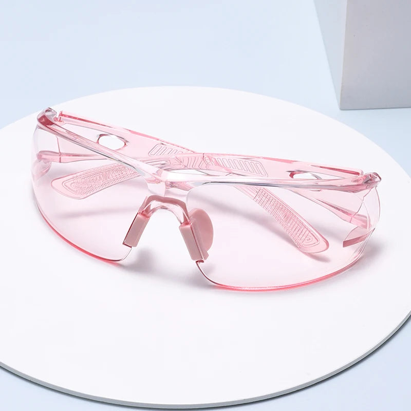 Rimless PC Safety Glasses with Blue Light & Pollen Protection