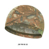 Braune und grüne Tarnnetz-Skull-Cap von der Seite